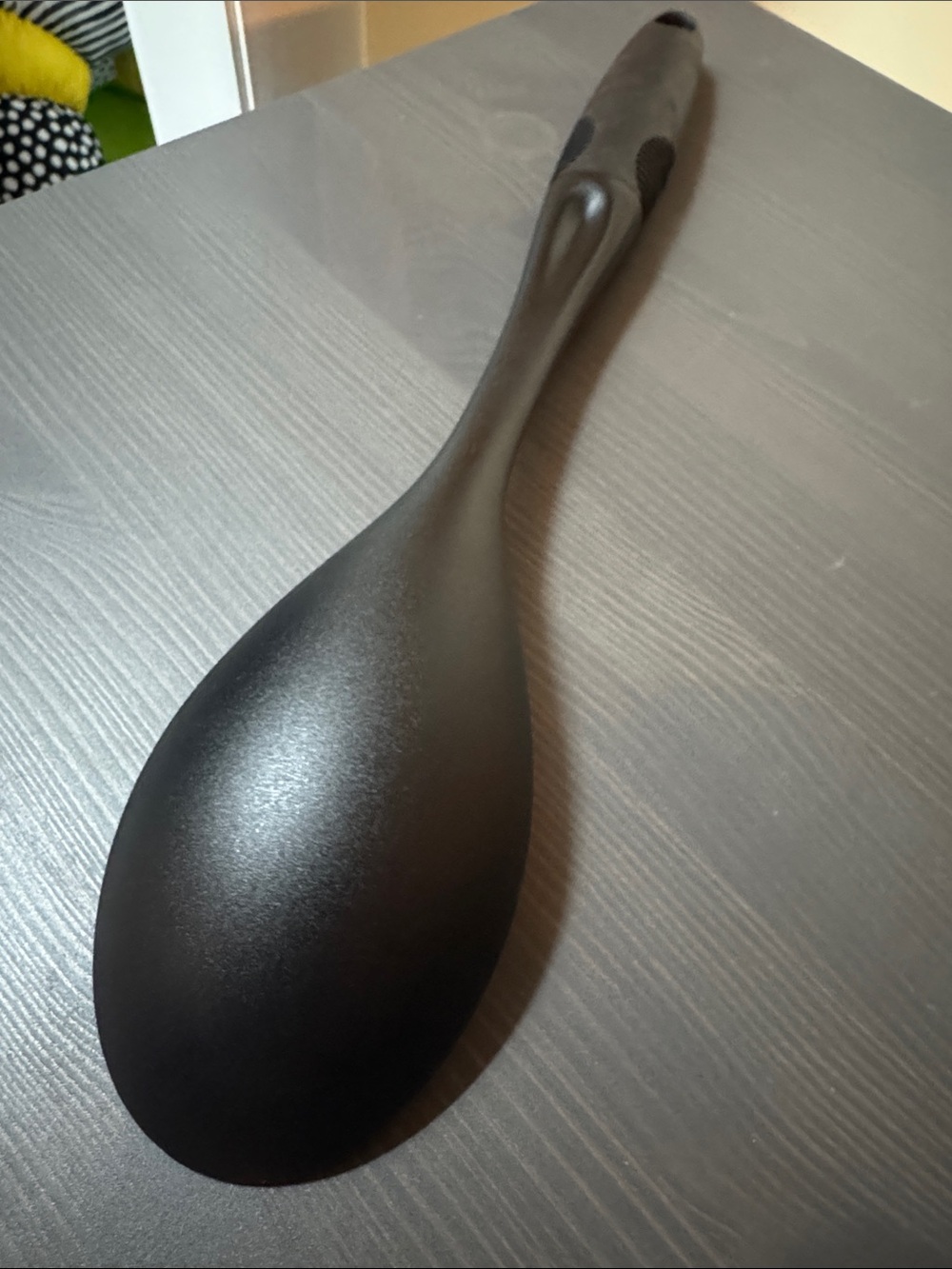 OXO solid black serving/sturring spoon, strong solid kitchen spoon - Picture 3 of 3